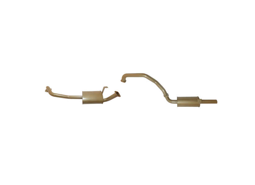 Pacemaker King Brown | Single 2.5" Exhaust Kit | Toyota Landcruiser 80 Series 4.5L Petrol 1989–1997 | KB12015-XXMR