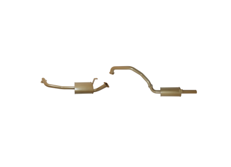 Pacemaker King Brown | Single 2.5" Exhaust Kit | Toyota Landcruiser 80 Series 4.5L Petrol 1989–1997 | KB12015-XXMR