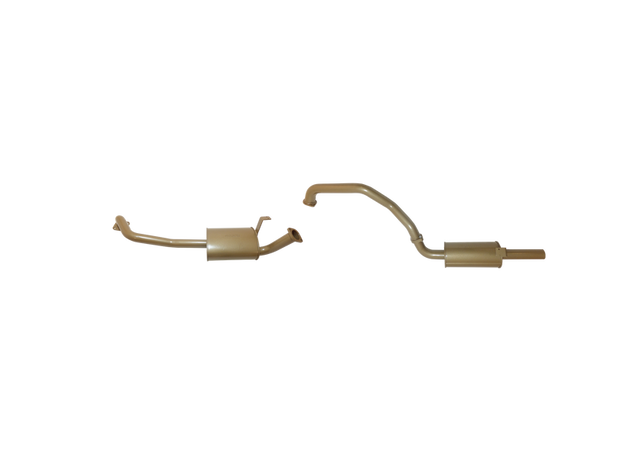 Pacemaker King Brown | Single 2.5" Exhaust Kit | Toyota Landcruiser 80 Series 4.5L Petrol 1989–1997 | KB12015-XXMR