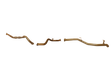 Pacemaker King Brown | Single 3" Turbo Back Straight Pipe with Cat | Toyota LandCruiser 79 Series 4.5L V8 2007–08/2016 | KB12008-XCXX