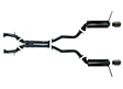 Pacemaker 3" Cat Back Exhaust for Jeep Grand Cherokee WK2 SRT 6.4L V8 2012–2021 - PP2654-51