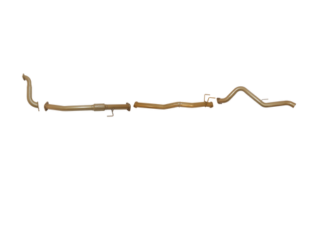 Pacemaker King Brown | Single 3" Turbo Back Straight Pipe | Isuzu D-MAX 3.0L TD 2012-2017 | KB8510-XXXX