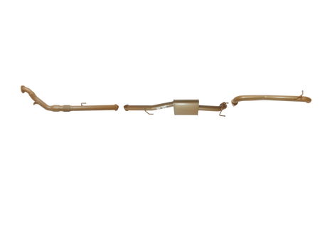 Pacemaker King Brown | Single 3" Turbo Back Exhaust with Cat & Centre Muffler | Toyota Hilux 150 | KB12110-XCMX