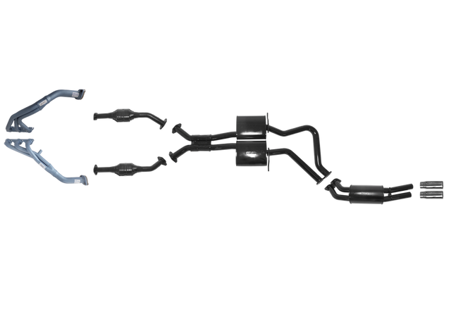 Pacemaker 2.5" Exhaust System for Holden VU VY 3.8L V6 Ute 2000–2004 - PP5059-09