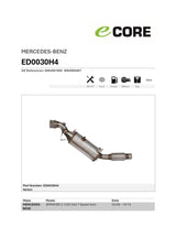 Ecore - Mercedes-Benz Sprinter 2.1 OM651 DPF Diesel Particulate Filter