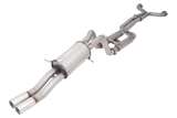 XForce | Twin 2.5" Cat Back Exhaust | Ford Falcon BA-BF V8 Ute | Raw 409 Stainless | E4-F9-02-CBS