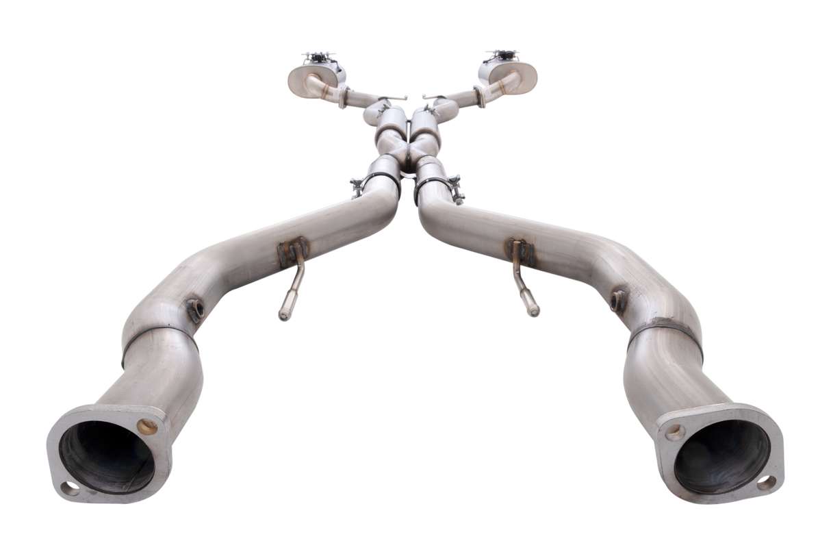 XForce | Twin 3" Varex Valved Cat-Back Exhaust | Holden VE VF Commodore V8 2006–2017 | E4-VF73SED-VMKCBS