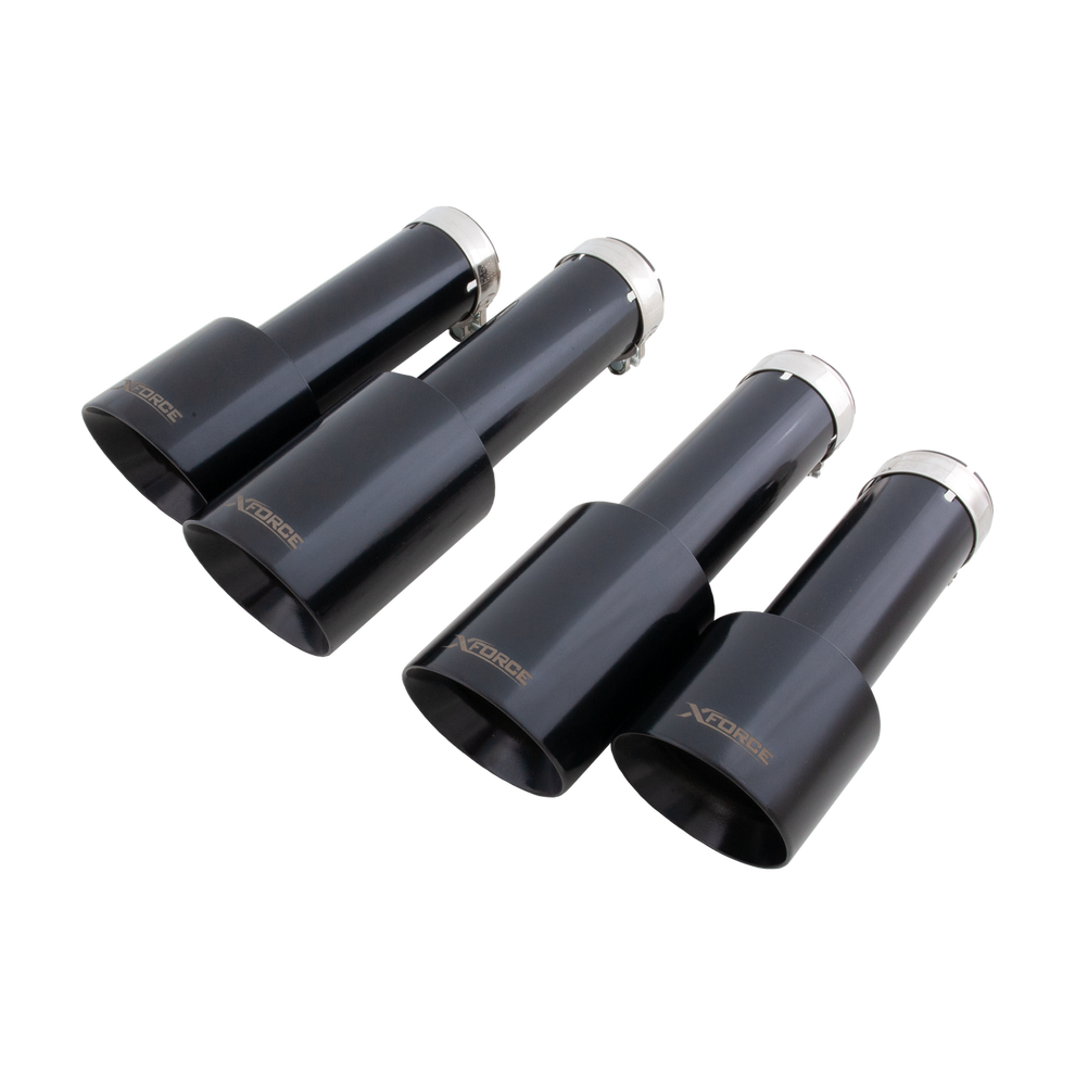 XFORCE - AUDI S3 8V Sedan (2013-2021) Black Exhaust Tips