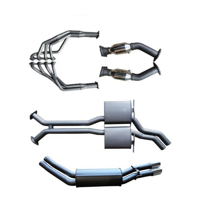 Manta - Holden WH Statesman V8 2.5in Dual With Extractors Muffler/Muffler