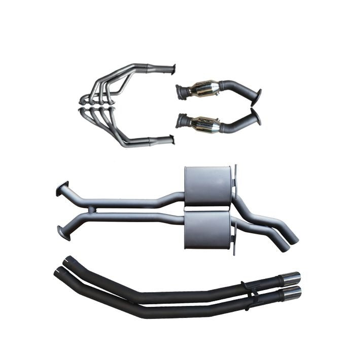 Manta - Holden WH Statesman V8 2.5in Dual With Extractors Muffler/Tailpipe