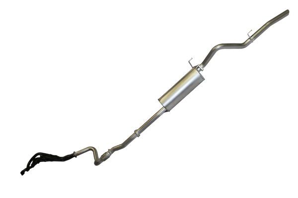 Manta | 2.5″ Full Exhaust System with Extractors | Toyota Hilux LN167 5L 3.0L Diesel Ute 1997–2005
