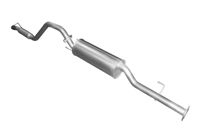 Manta - Toyota Hilux 150 4.0L V6 2.5in Cat Back Exhaust System, centre muffler, rear hotdog