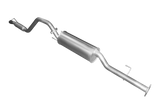 Manta - Toyota Hilux 150 4.0L V6 2.5in Cat Back Exhaust System, centre muffler, rear hotdog
