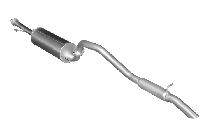 Manta - Toyota Hilux 150 4.0L V6 2.5in Cat Back Exhaust System, centre muffler, rear hotdog