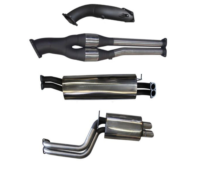 Manta - Ford Territory, FPV F6X, SX, SY 4.0L Turbo 6 Cylinder Petrol (2006-2009) - 2.5" Stainless Dual Exhaust - Muffler/Muffler