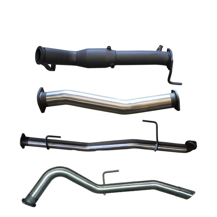 Manta - Nissan Navara NP300 3in Turbo Back Exhaust System With Cat, WOM