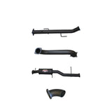 Manta | 3in Dump Pipe Back Exhaust with Small Muffler Diff Dump | Volkswagen Amarok V6 TDI550 TDI580 Ute 2016–2022