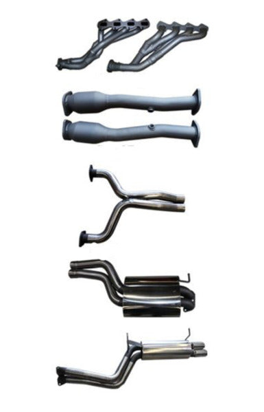 Manta - Ford Falcon FG 5.4L XR8 V8 Sedan (2008-2010) 2.5in Dual With Extractors Muffler/Muffler