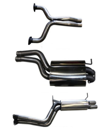 Manta - Ford Falcon FG 5.4L XR8 V8 Sedan (2008-2010) 2.5in Dual CatBack Muffler/Muffler