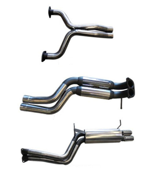 Manta - Ford Falcon FG 5.4L XR8 V8 Sedan (2008-2010) 2.5in Dual CatBack Hotdog/Muffler