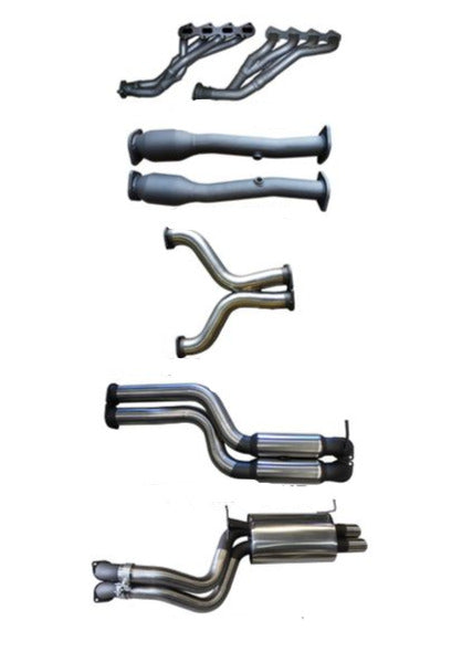 Manta - Ford Falcon FG 5.4L XR8 V8 Sedan (2008-2010) 3in Dual With Extractors Hotdog/Muffler