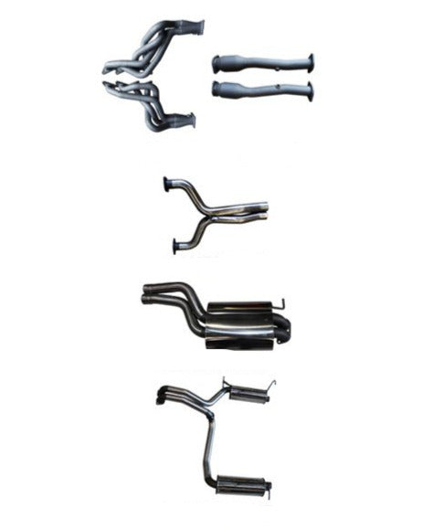Manta - Ford Falcon FPV FG GT 5.0 V8 Sedan (2010-2016) 2.5in L & R With Extractors Muffler/Muffler