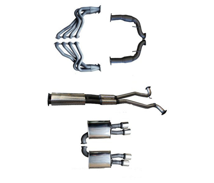 Manta - Holden HSV VE E2 Sedan Wagon (2009,2010) 3in With Extractors Muffler/Muffler