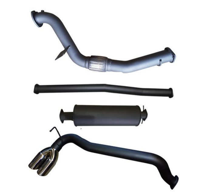 Manta | 3″ Turbo Back Exhaust without Cat Twin Tip Side Exit Chrome Tips | Ford Ranger PX 3.2L CRD Ute 2011–2015