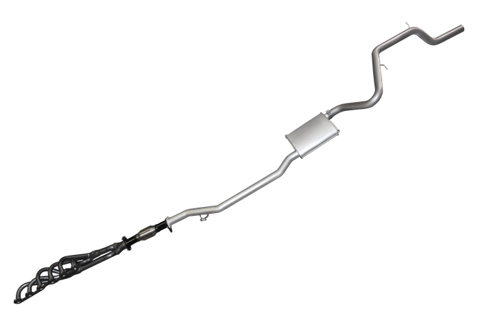 Manta - Ford Falcon XH 4.0L 6 Cylinder Ute & Panel Van (1996-1999) - Full System - Extractor with 2.5" Single Exhaust - Muffler/Tailpipe