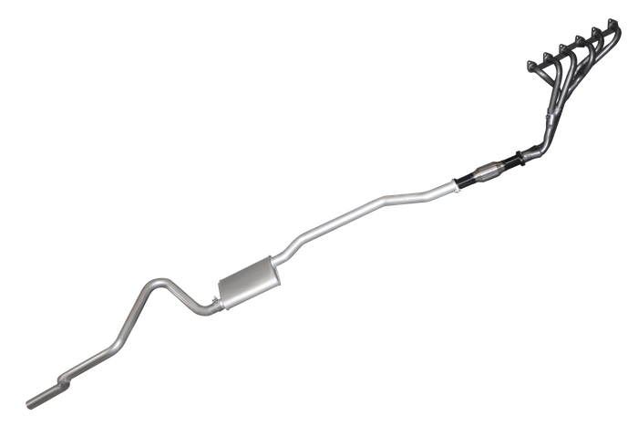 Manta - Ford Falcon XH 4.0L 6 Cylinder Ute & Panel Van (1996-1999) - Full System - Extractor with 2.5" Single Exhaust - Muffler/Tailpipe