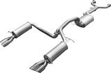 Manta - Ford Falcon BA, BF V8 Sedan & FPV GT, GT-P, 5.4L BOSS Sedan 4V (2002-2008) - Cat Back - 2.5" Dual Exhaust - Dual Exit - Muffler/Muffler