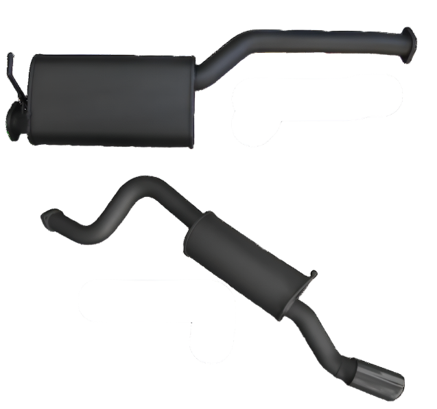 Manta - Ford Falcon BA, BF 6 Cylinder XR6 Ute (2002-2016) - Cat Back - 2.5" Single Exhaust - Muffler/Muffler