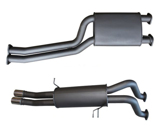 Manta - Ford Falcon BA, BF XR6 Turbo Ute & FPV F6 Tornado Ute (2002-2008) - Cat Back - 2.5" Dual Exhaust - Muffler/Muffler