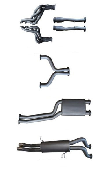 Manta - Ford Falcon FG 5.0L Supercharged V8 Ute (2010-2014) - Full System - Extractors + Cats with 2.5" Dual Cat Back - Muffler/Muffler