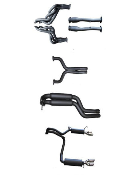 Manta - Ford FPV Falcon FG GT 5.0L V8 SDN (2010-2016) 2.5in L & R With Extractors Hotdog/Muffler