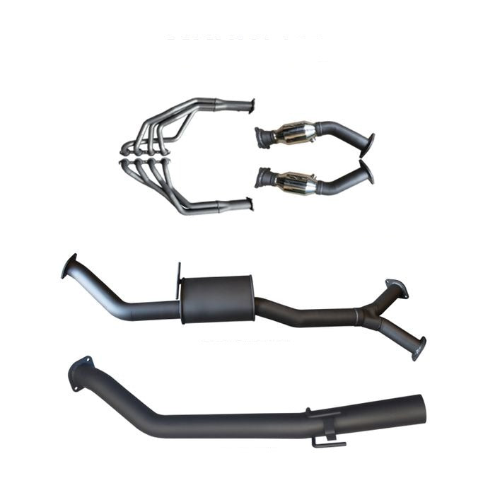 Manta - Holden Commodore Sedan (1999-2006) VT, VX, VY, VZ 5.7L, 6.0L V8 Sedan 3in Single With Extractors Muffler/Tailpipe