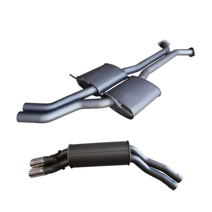 Manta - Holden Commodore Wagon (1999-2006) VT, VX, VY, VZ 5.7L V8 2.5in Dual Catback Muffler/Muffler
