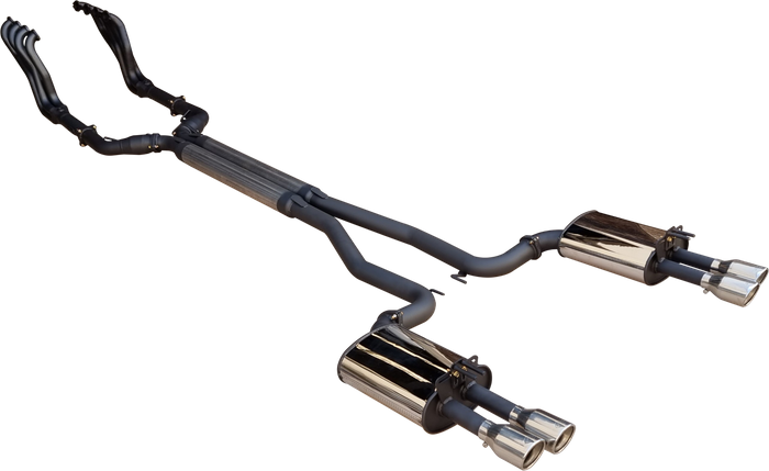 Manta - Holden Commodore, Statesman, Caprice  VE VF V8 Ute, Sedan (2006-2017) + WM/WM Caprice - Twin 3" Full Exhaust System, 1 3/4" Headers + Cats (Di Filippo - Manta Pro Series)