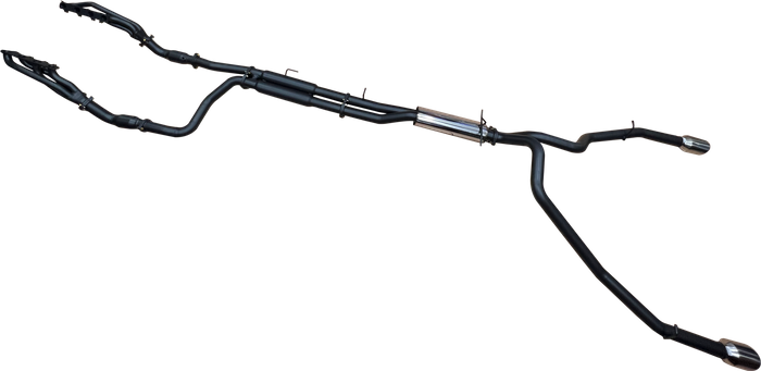 Manta - RAM DT1500 5.7L V8 3in Twin Full Exhaust, with Extractors and Cats, and 5in Chrome tips
