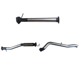 Manta - Ford Ranger Next Gen T6.2 V6 - DPF Back - 3" Single Stainless Exhaust with Tip - with Centre Hotdog