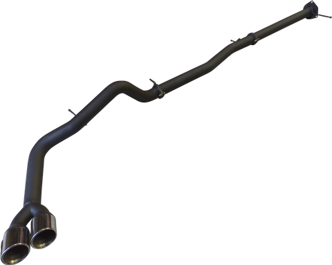 Manta - Ford Ranger Ute Next Gen T6.2 V6 3.0L Turbo (2022-2024) - DPF Back - 3" Single Exhaust with Twin Tip Side Exit- Pipe Only Without Mufflers