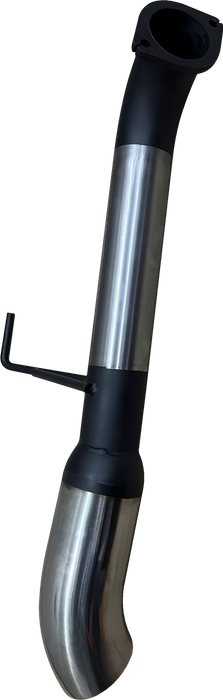 Manta - TOYOTA LANDCRUISER 300 SERIES V6 3in TAIL PIPE WITH CHROME 4in DUMP TIP