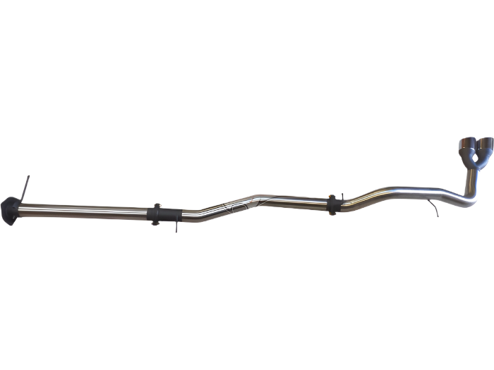 Manta - Volkswagen Amarok TDI600 V6 3in DPF Back, Twin Tip Side Exit