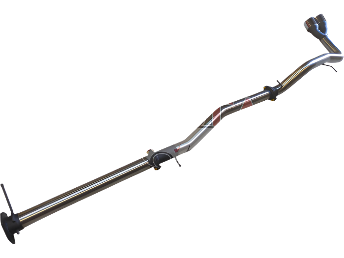 Manta - Volkswagen Amarok TDI600 V6 3in DPF Back, Twin Tip Side Exit