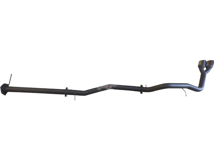 Manta | 3in DPF Back Exhaust with Twin Tip Side Exit | Volkswagen Amarok TDI600 V6 Dual Cab Ute 2022–2025
