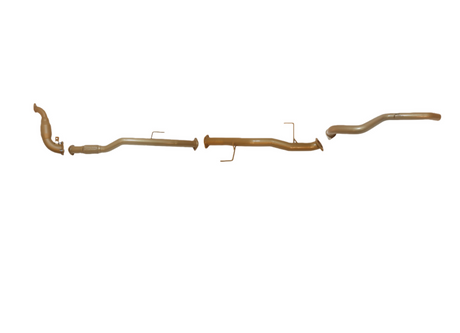Pacemaker King Brown | Single 3" Turbo Back Straight Pipe with Cat | Holden Colorado RG 2.8L TD 2012-2016 | KB5110-XCXX