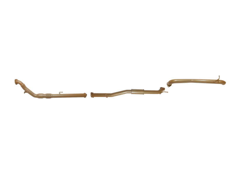 Pacemaker King Brown | Single 3" Turbo Back Exhaust with Cat & Resonator | Toyota Hilux 150 | KB12110-XCRX