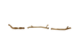 Pacemaker King Brown | Single 3" Turbo Back Straight Pipe with Cat | Toyota LandCruiser 76 Series V8 | KB12006-XCXX