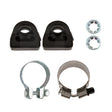 Set of automotive clamps and clips with 'Fisher Automotive' branding on a white background.