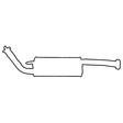 Standard Replacement - Holden Commodore VH (1981 - 1984) Wagon 1.9L - Rear Muffler